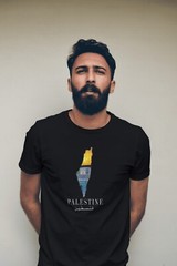 Palestine T-Shirt Unisex Al-Aksa Mosque Keffiyeh 100% Cotton Heavy Blend S to 5X