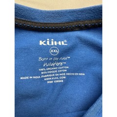 Kuhl Wildfibre Organic Cotton T-Shirt Lot of 2 Mens XXL Blue Grey Graphic Tee