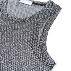 Men’s Glitter Sheer See Through Fishnet Tank Top Sexy Mesh Muscle Vest S 3XL