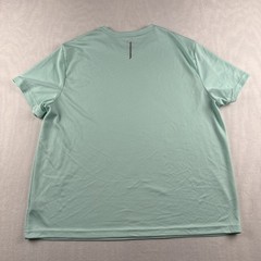 Athletic Works Size 2XL Crew Neck T-Shirt Aqua Green Workout Polyester