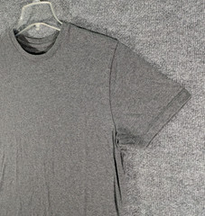 Banana Republic Shirt Mens Medium Gray Premium Pima Cotton Crew Neck Tagless Tee