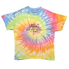 Travis Scott Astroworld Festival Shirt Large Tie Dye Where Were You 2018 Rap Tee