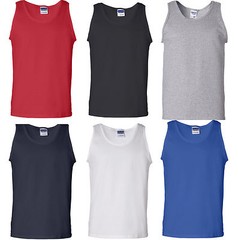 GILDAN Mens NEW Size S-XL 2XL Ultra Cotton Tank Top Muscle Sports T-Shirt g2200