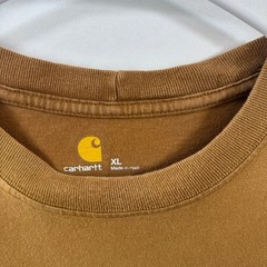 Carhartt K87 Mens XL Brown Workwear T-Shirt Short Sleeve Heavyweight Cotton