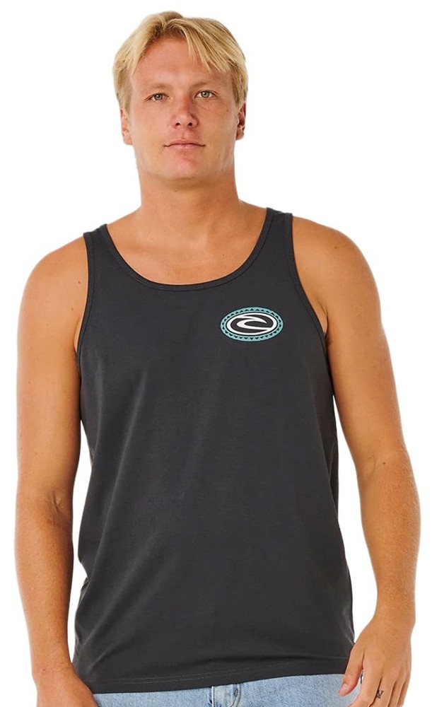 Rip Curl Trad Men’s Tank – Washed Black – New