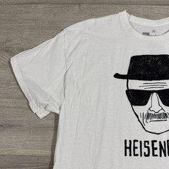 Breaking Bad Heisenberg Shirt Men’s White Walter White Tee XL