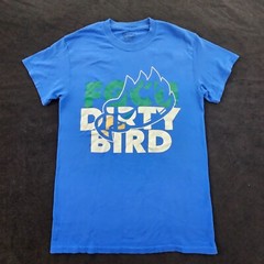 Florida Gulf Coast Dirty Bird Blue Short Sleeve Cotton Blend T-Shirt Men’s S
