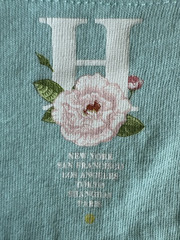 HUF T-shirt Mens XL Flower Celadon Logo Graphic Skate Streetwear HipHop Punk