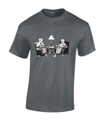 PUNK GRANNY BANKSY MENS T SHIRT MUSIC CLASSIC 80’S 90S RETRO DJ FUNNY TOP