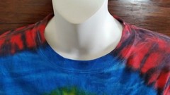 Tie Dyed Handmade T-Shirt Top Unisex Adult Small Spiral Graphic Preshrunk New