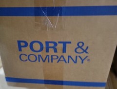 Lot of 64 Port & Company Yellow T-shirts 45 Adult & 19 Youth Shirts, Sizes S-XL