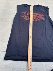 Vintage 2007 Harley-Davidson Men’s Black Sleeveless Graphic Tank Top
