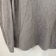 George Mens T-Shirt Size M Gray Crew Neck Long Sleeves . #S