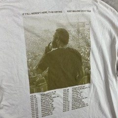 Post Malone T-Shirt Sz 2XL Austin 2023 Tour If Y’all Weren’t Here I’d Be Crying