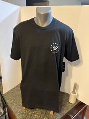 Vortex Optics Logo Men’s SS T-Shirt Black Cotton Poly – Athletic Cut Large – NWT