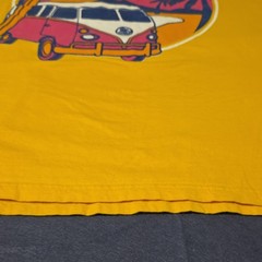 B&C Collection Men’s Yellow Graphic Logo Short Sleeve Crew Neck T-Shirt XL