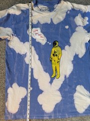 Travis Scott Astroworld Wish You Were Here Astronaut Tie Dye T Shirt Adult M.