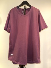 BYLT Drop Cut Lux Shirt Short Sleeve Tee Men’s Large Curved Hem