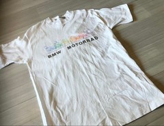 BMW Motorrad Vintage Motorcycle T-Shirt White 90s 20s Free Size