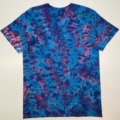 Gildan Handmade Tie Dye Unisex Adult T-Shirt Large Retro Razzle Dazzle Tee NEW