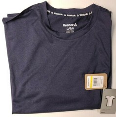 Reebok Super Sonic Gym Training Shirt Navy Heather Men’s Size Large – XL