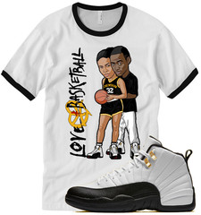 We Will Fit shirt to match Jordan 12 Taxi yellow black and white