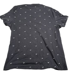 Hollister Must Have Collection Faded Black All Over Print Casual Tee Size XL