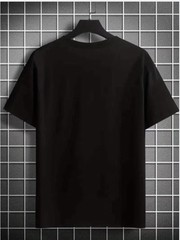 Unisex Crew Neck Casual T-Shirt Comfortable Stretch Fabric Summer Wear❀