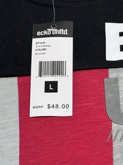ECKO UNLTD S/S MULTI-COLOR T-SHIRT SZ: LARGE RETAIL $48 BRAND NEW WITH TAGS
