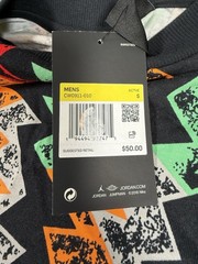 Jordan AJ Hare Retro All Over Print Zigzag T Shirt Loose Fit Small NWT. #0027