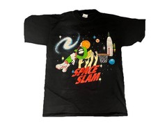 Vintage Rare Marvin The Martian Space SLAM Space Jam Tshirt Single Stitch Large