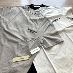 Essentials Fear of God S22 3 Colors Shirts (Black/ Light/ Dark Grey) All Size
