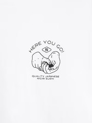 GU Graphic T-Shirt OMIYAGE Yunosuke + X Tee Japan Limited NEW Osushi Sushi New