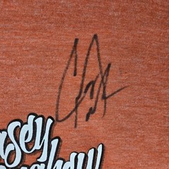 Casey Donahew Band Concert T Shirt Mens M Orange Signed Autographed Music Band