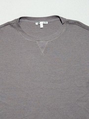 Seven7 Men’s Waffle Knit Thermal Crewneck XL Charcoal Gray Cotton Blend