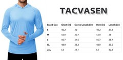UPF50+ Skin Sun Protection T-Shirts Men’s Long Sleeve Performance Casual Hoodie