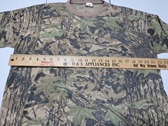 Vintage Camo Hunting XL Shirt Ace Sportswear Long Sleeve 50/50 USA Single Stitch