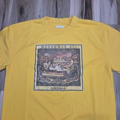 Muhammad Ali Adidas T-shirt The Muhammadu Ali Collection Men’s Size XL Yellow