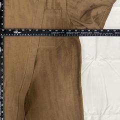 Fashion Collection Shirt Mens 3XL Brown Textured Casual Asymmetrical Pocket Tee
