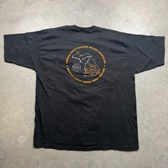 Vintage West Branch Michigan Rendezvous 16 Annual Shirt Mens 2XL Black Preowned