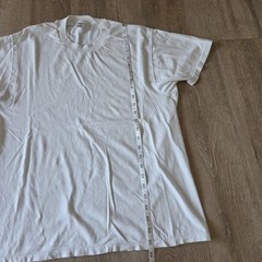 Vintage 90s Jockey White Single Stitch Tshirt Size L