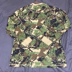 Seventh Avenue Men’s Camouflage Henley Long Sleeve Cotton Blend Knit Tee L