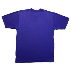 Vintage 90s Blank T Shirt Mens Large Purple Cotton Made In USA Jerzees Tag