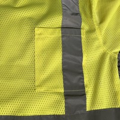 Shirt Mens XL Yellow Hi Vis Reflective Lot Of 2 Classic Industrial Supplies Work