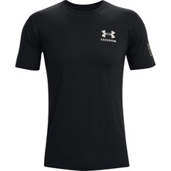 Under Armour 1370816 Men’s UA Freedom Flag Camo T-Shirt, Black/OD Green, Small