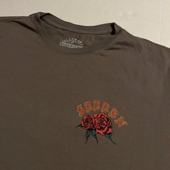 Sullen Art Collective Premium Rose Skull T-Shirt LARGE Tattoo Streetwear Beach