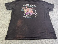 Next Level A1A Ale Works XXL Adult T Shirt Black Rare Armadillo Tap Room Music
