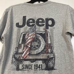 Jeep T Shirt Mens Medium USA Gray Tee Shirt America Jedco M