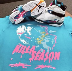 Shirt Match Jordan 8 South Beach Turbo Green Shoes – Killa Season Tee