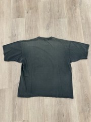 vintage 90s Sunfaded Lee Heavyweight Blank Black Oversized Tee XL USA Essential